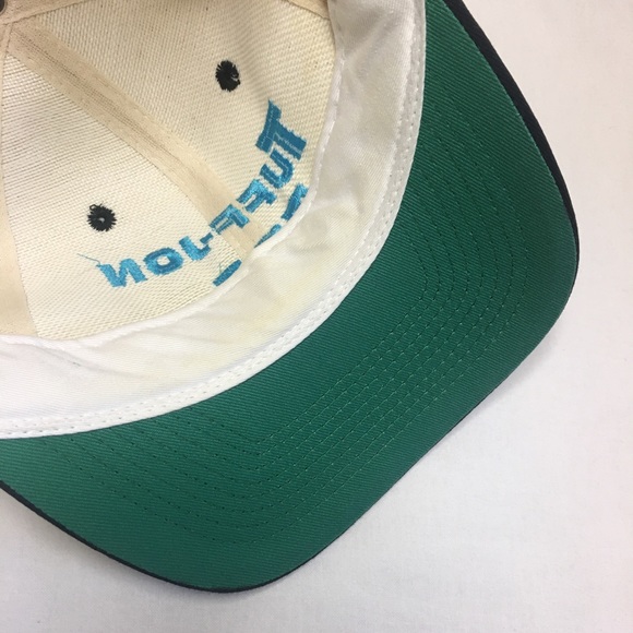 VTG 90s Tuff-Jon T.S.F. Co Canvas Snapback Baseball Cap - Picture 5 of 8